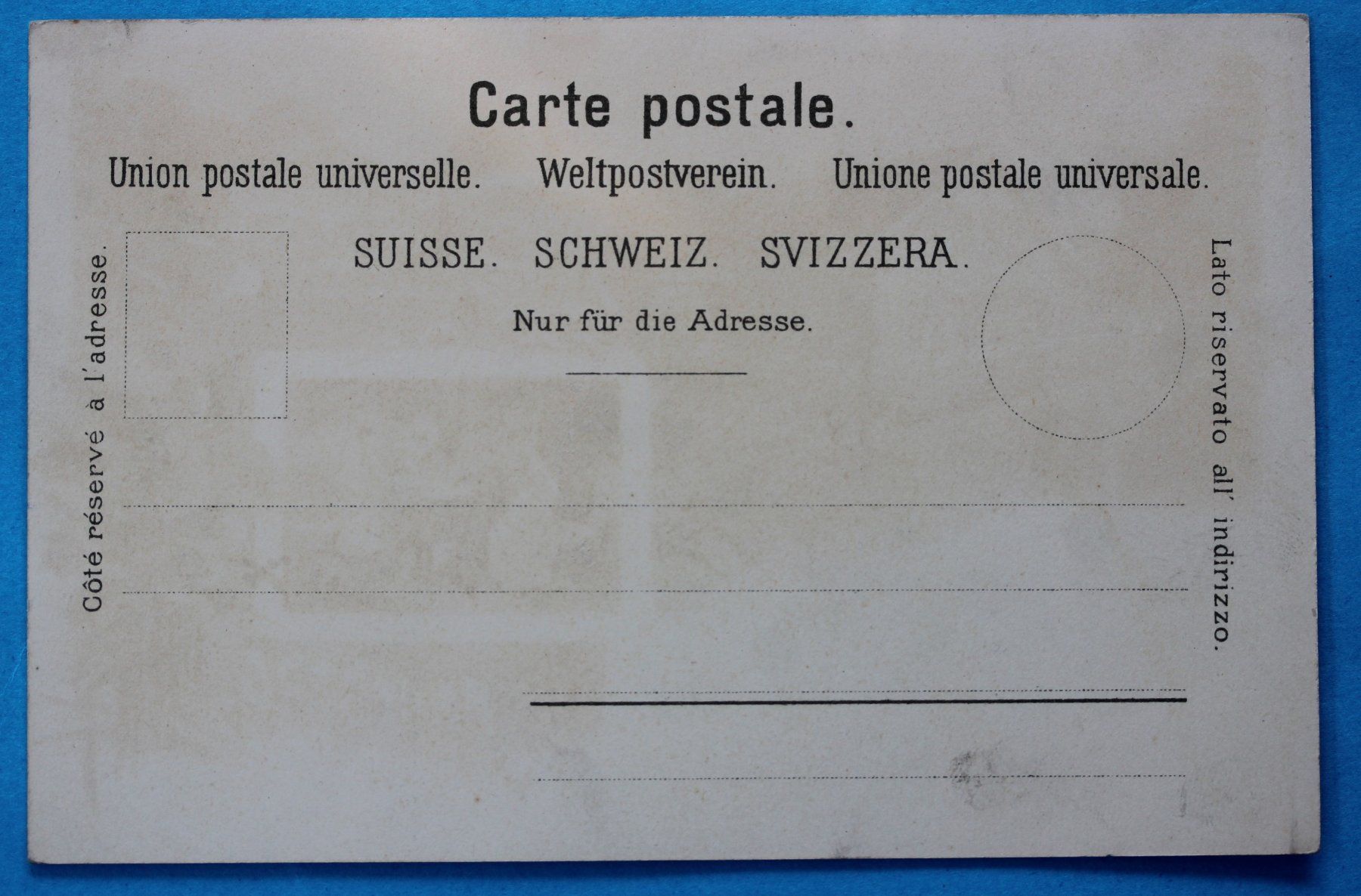Cartoline postali: FöRSTERHAUS ADLISBERG LITHO AK – Usato da Lotzwil venduto da pirolh 1