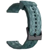 22mm Silikon Rubber Uhrenband Cyan, Uhrenarmband