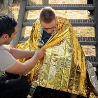 6stk. Decke Rettungsdecken Rettungsfolie Camping Outdoor