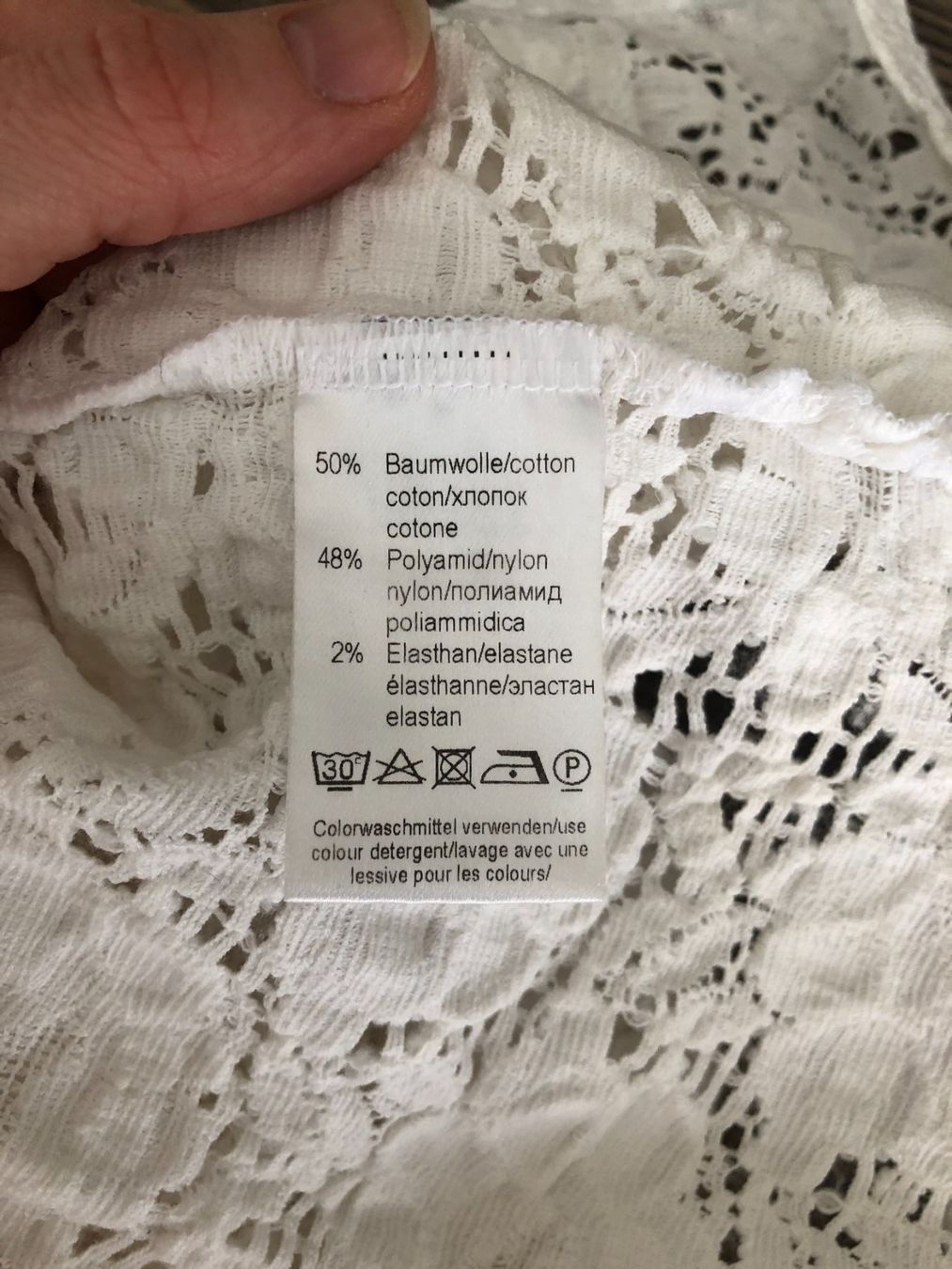 Tuniche: Fürstenberg Boho Tunika Spitze, weiss, Gr 38 – Usato da Berg am Irchel venduto da Zweiti_Chance 5