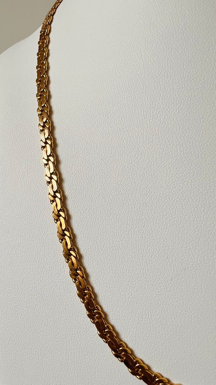 Ketten: Superbe collier en plaque or style vintage – Gebraucht aus Nyon von stylevintage79 1