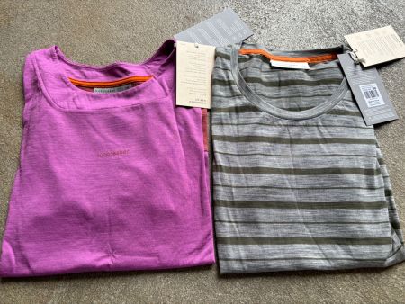 T-shirts Mérinos Icebreaker Femme Taille M pack 2
