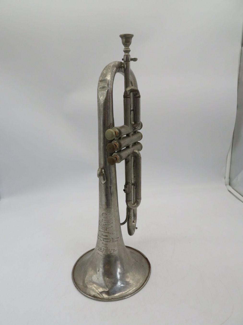 Strumenti musicali: Silbertrompete Antoine Courtois – Usato da Reinach BL venduto da WBZ-Flohmarkt