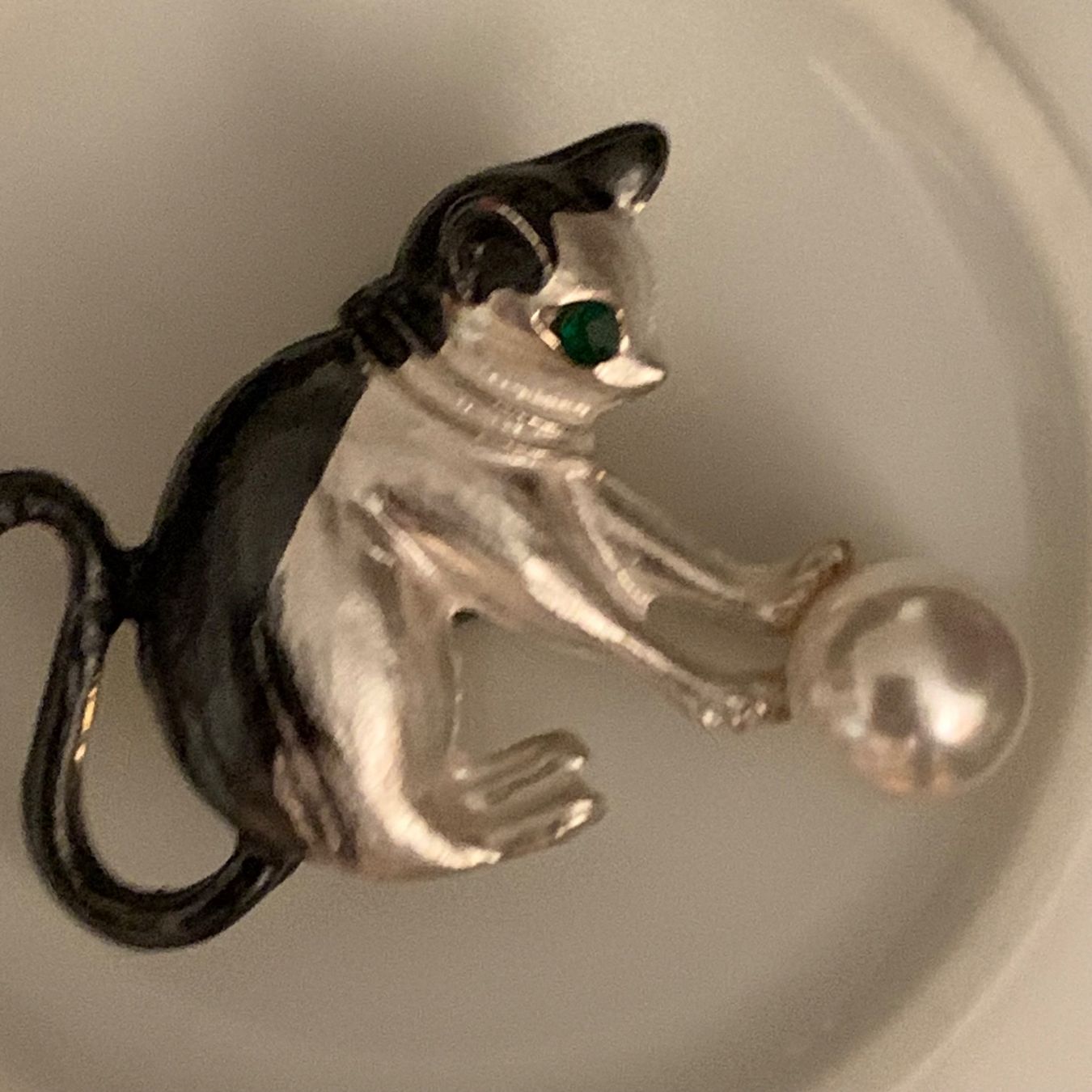 Spille & Fermagli: Brosche Katze, neu – Nuovo (secondo la descrizione) da Hinteregg venduto da GARANTA 2