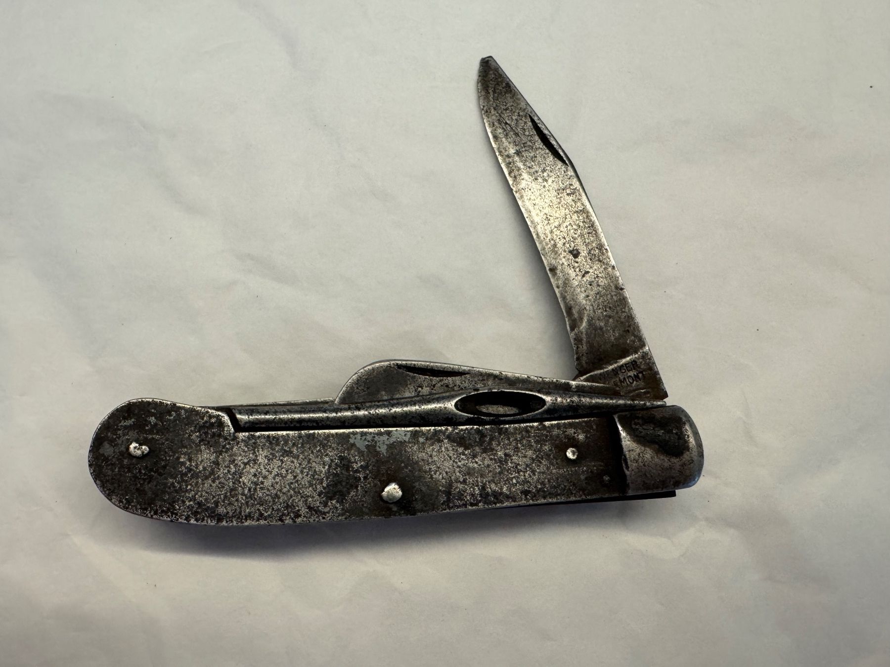 Wenger Coltelli tascabile: Altes Wenger Delémont Taschenmesser – Difettoso da Kestenholz venduto da Sackmesser67 5