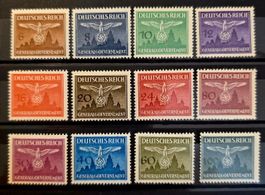 Generalgouvernement 1940 Reichsadler Burg Komplettsatz 12V M