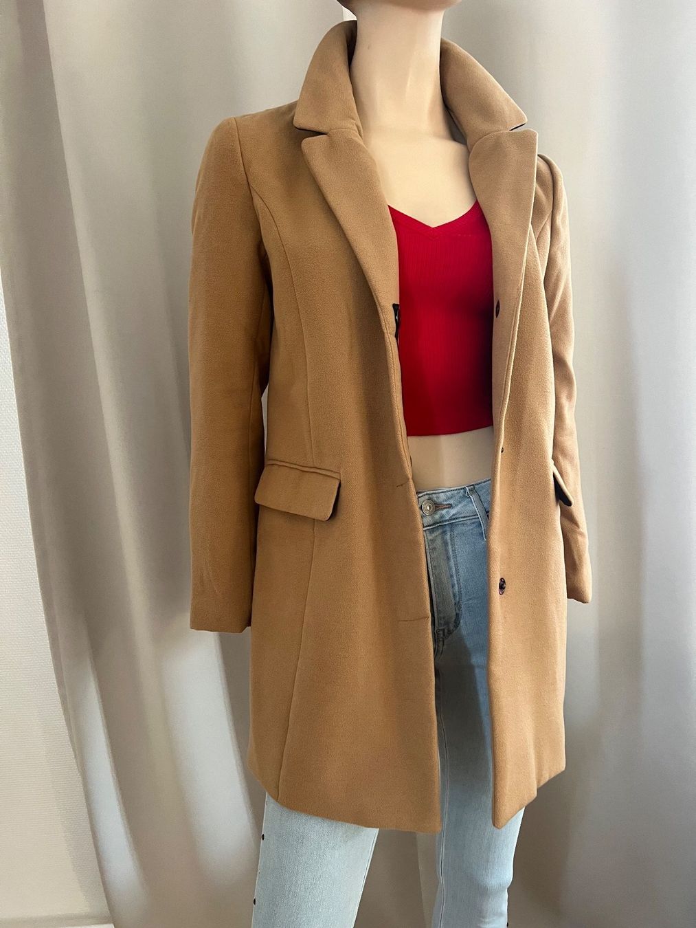 Vero Moda Cappotti: Vero Moda Damenmantel beige Grösse M – Usato da Zürich venduto da ost_5sdl 4