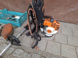 Grosse Rücken Rasentrimmer Stihl FR 460 TC  professioneller