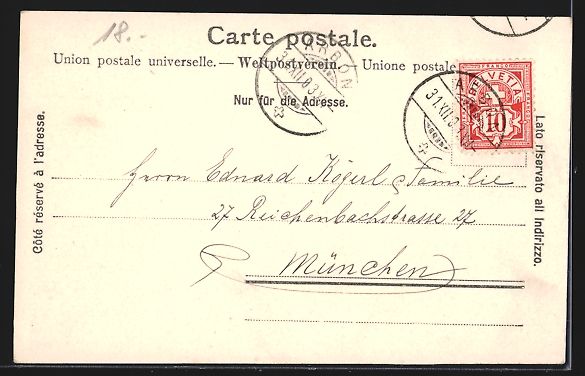 Cartoline postali: Arbon, Ortsansicht mit Gewässer und Hot – Usato da Berlin venduto da bartko-reher 1