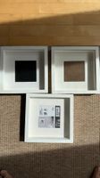 3 Bilderrahmen Ikea weiss Ribba 23x23cm