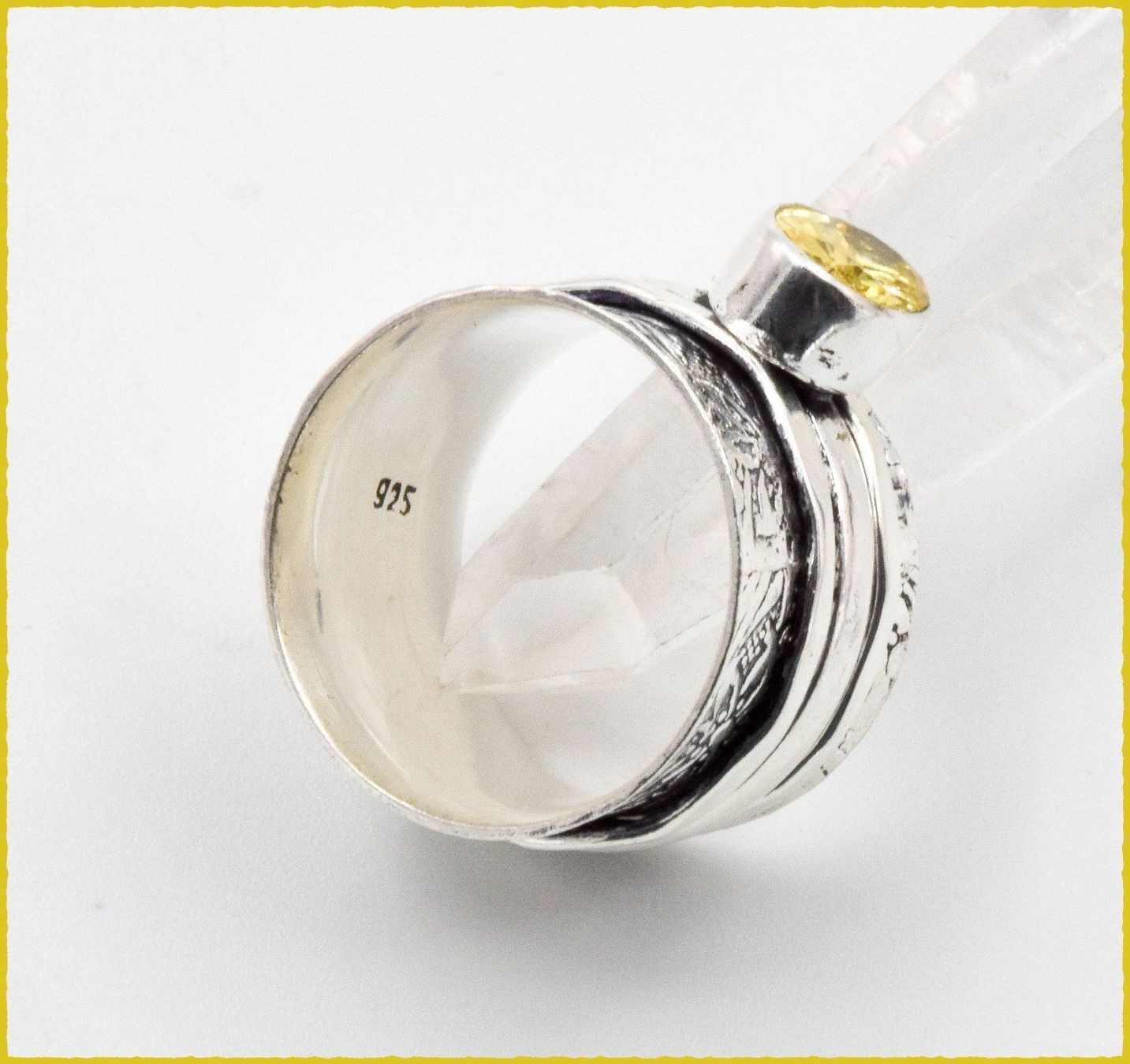 Anelli: ♛ Citrin 925 Silberring – Nuovo e nell'imballaggio originale da Oberglatt ZH venduto da Hot-Spot 1