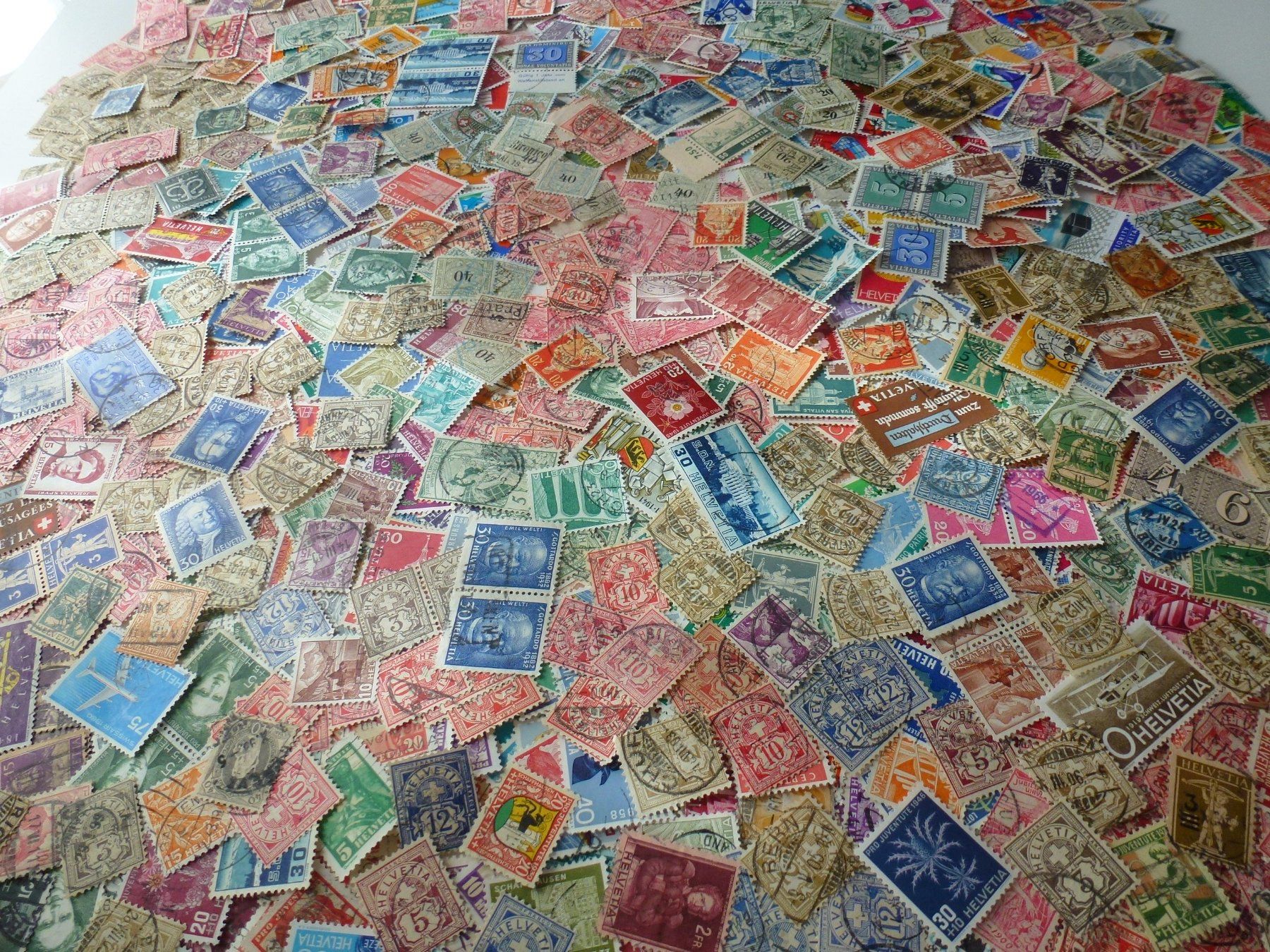 Alle Briefmarken: ++X-Tausend Briefmarken Schweiz ab Strubel – Gebraucht aus Walkringen von Casablanca777 8