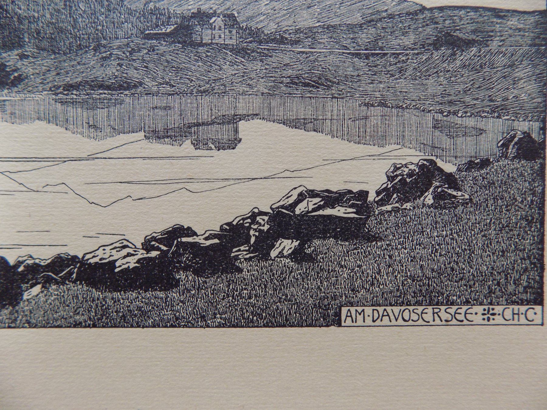 Gravures: Davosersee – D'occasion à Risch par Rischli15 2