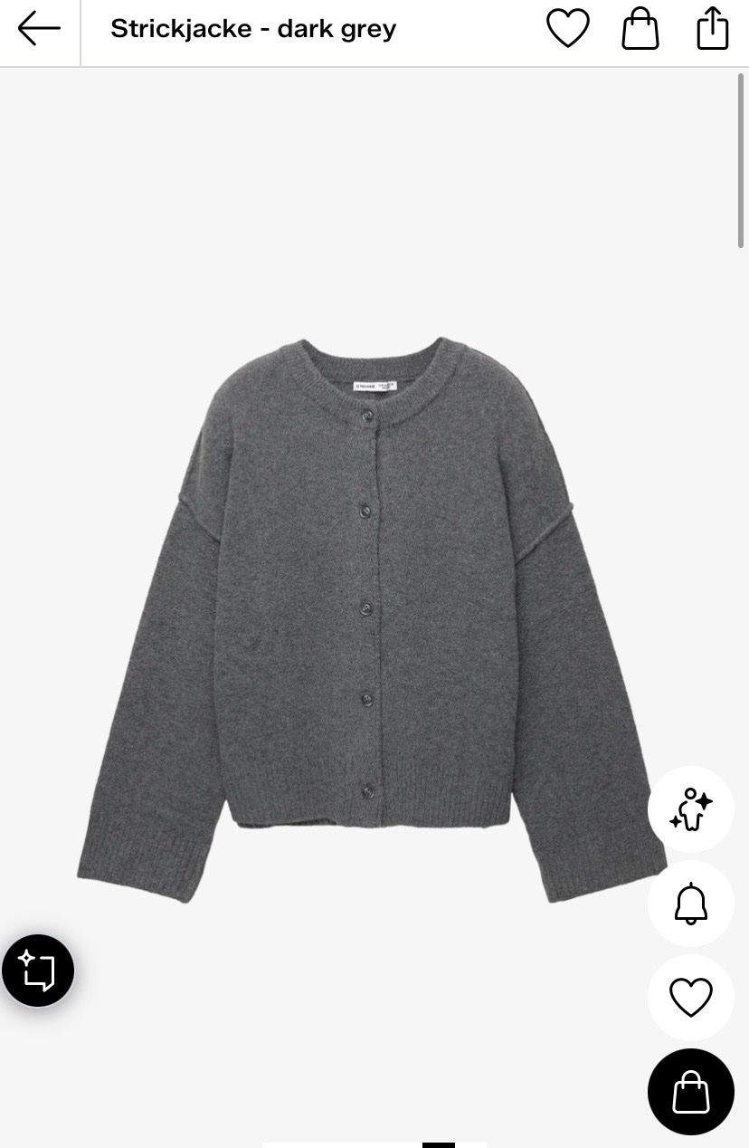 Pull&Bear Giacche: Strickjacke Pull&Bear dunkelgrau Grösse S – Nuovo (secondo la descrizione) da Dielsdorf venduto da lor_j5qt 3