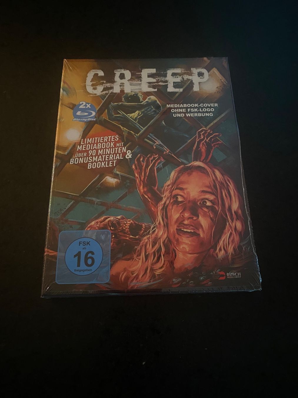 Tutti i DVDs: Creep Mediabook Blu-ray OVP – Nuovo e nell'imballaggio originale da Schmitten FR venduto da Fi_Ra