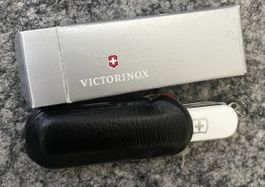 Mini Victorinox Taschenmesser weiss mit Etui und Box