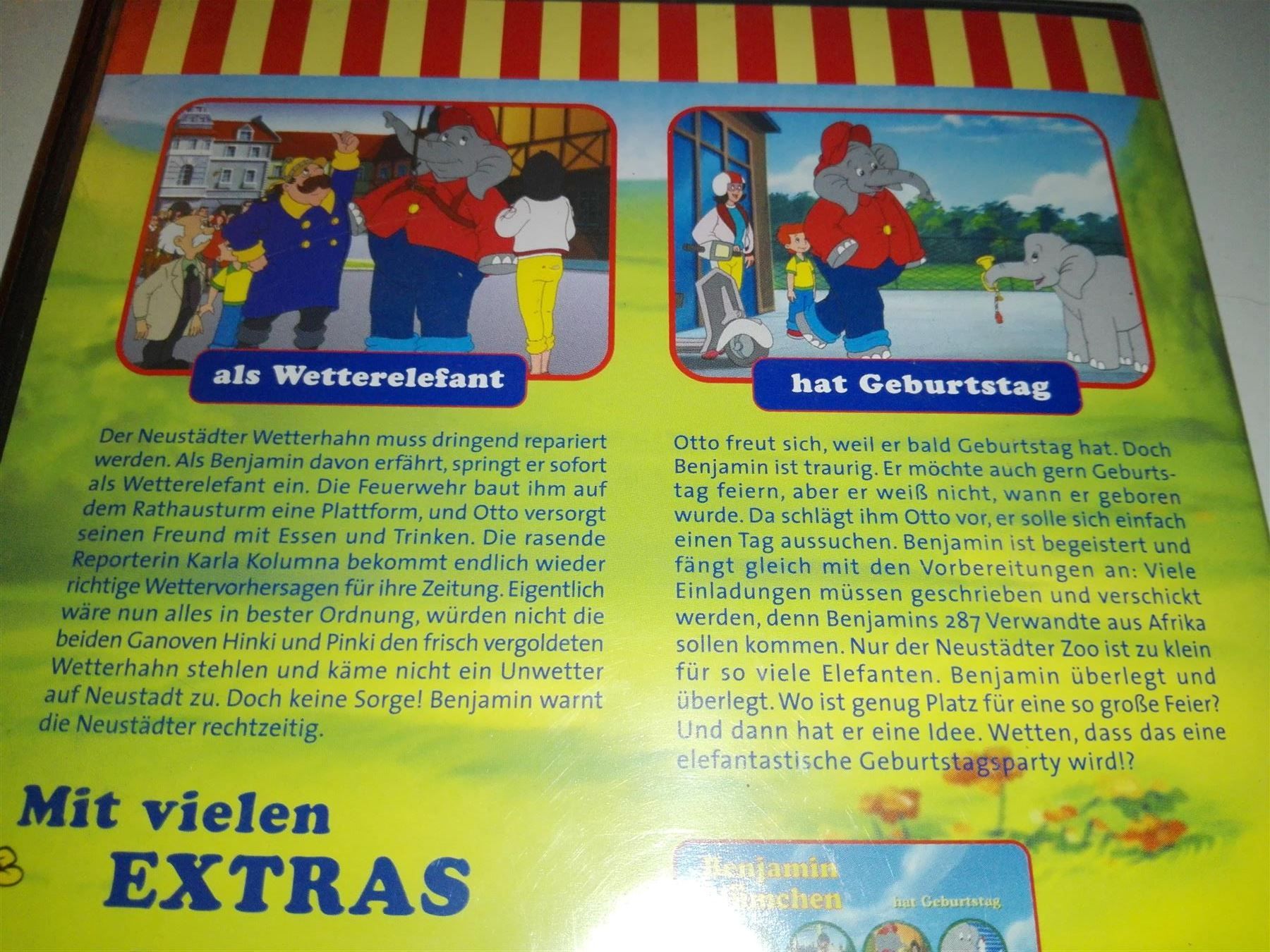 Tutti i DVDs: Benjamin Blümchen hat Geburtstag + B.B. als Wetterfrosch – Usato da St. Gallen venduto da elkapone 3