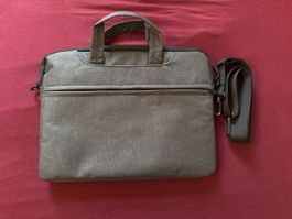 Laptop Tasche Neu grau mit Tragegurt