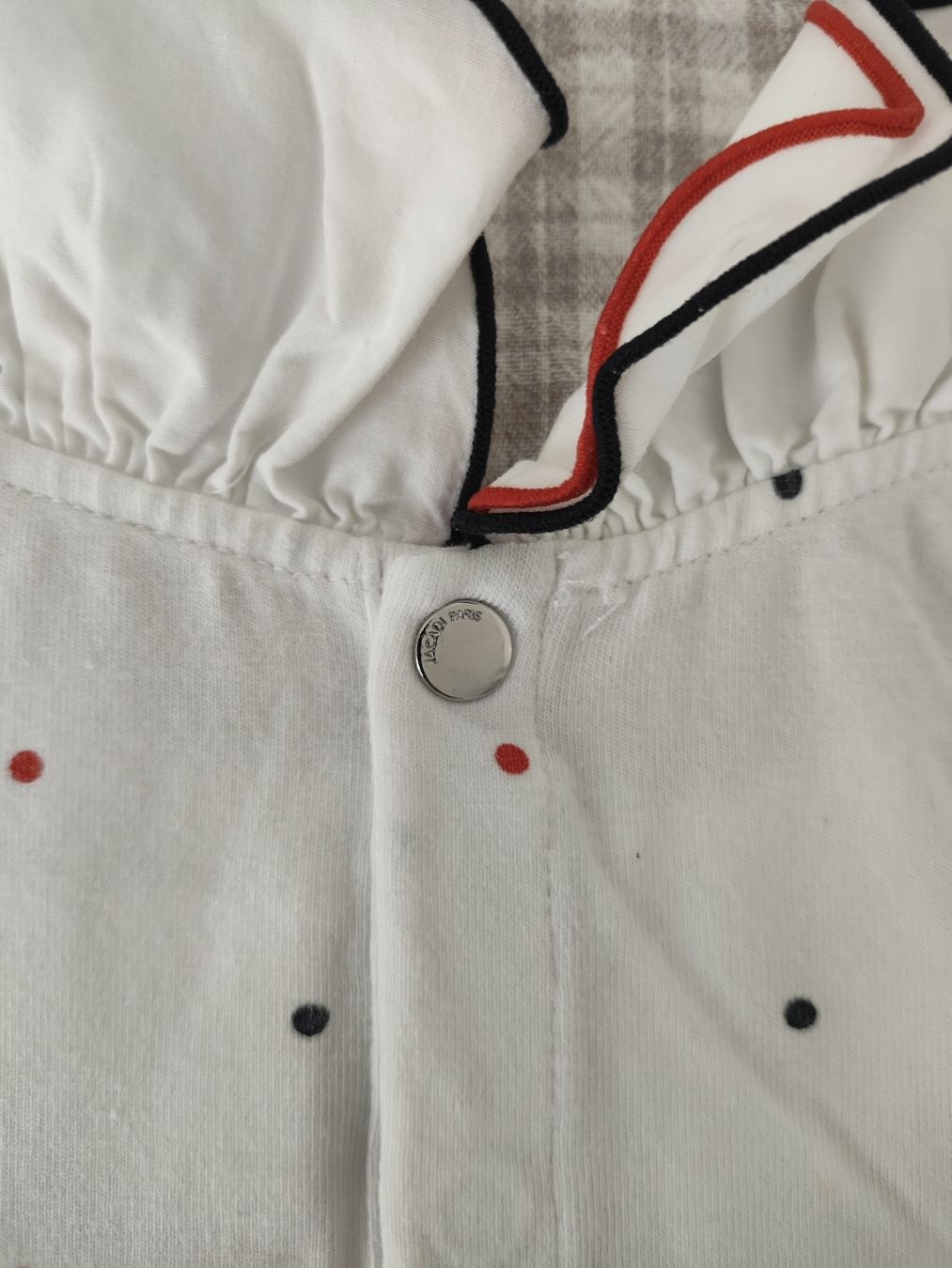 Jacadi Chemises, Tops & T-shirts: Jacadi Tshirt white dots 18M  – Neuf (Voir description) à Nyon par noe_jh6c 2