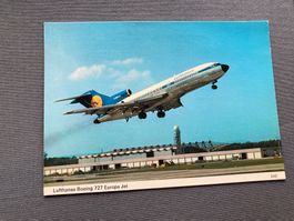 Lufthansa Boeing 727-Europa Jet-Charles Skilton Karte
