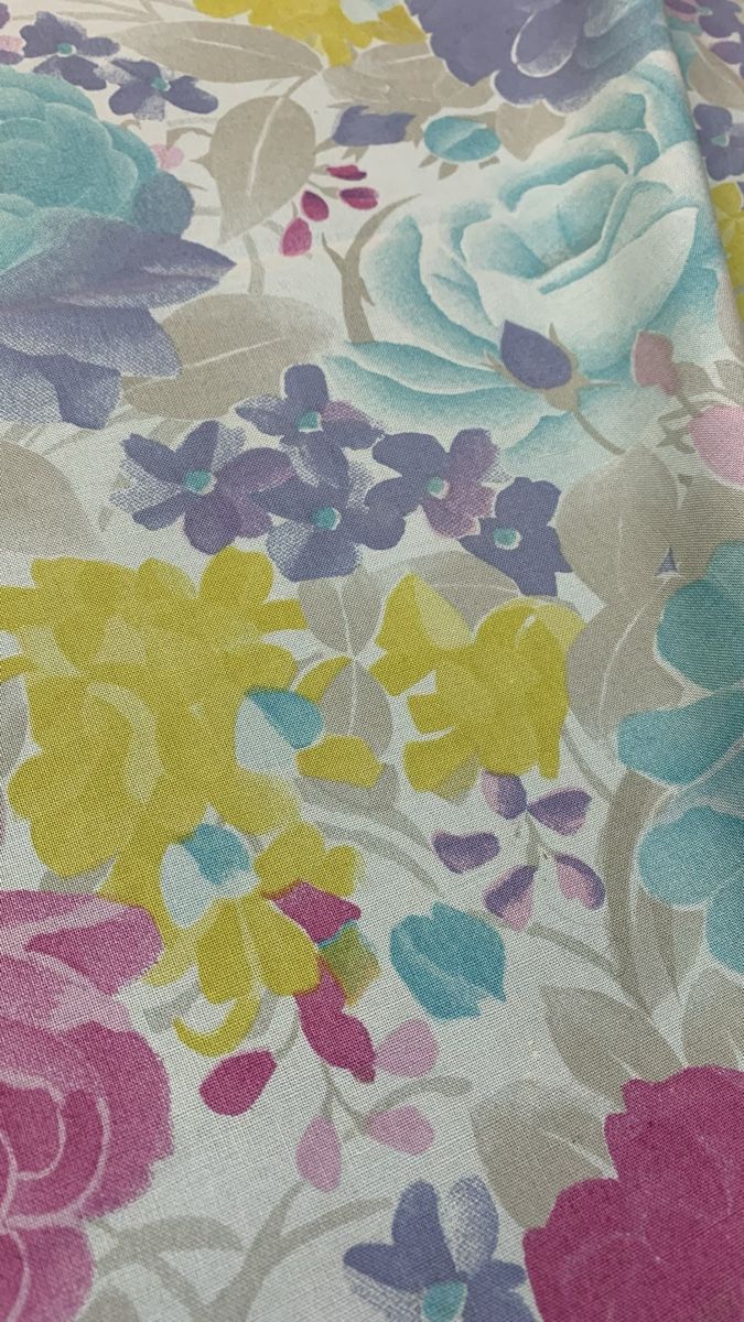 Tessuti: Baumwollstoff bunt blumig 200x148 – Nuovo (secondo la descrizione) da Schindellegi venduto da flora013 2