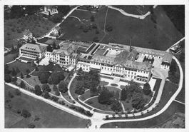 ^Flieger Postkarte Kantonsspital Glarus 1942