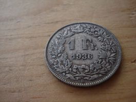 (D2) 1 Franken 1936