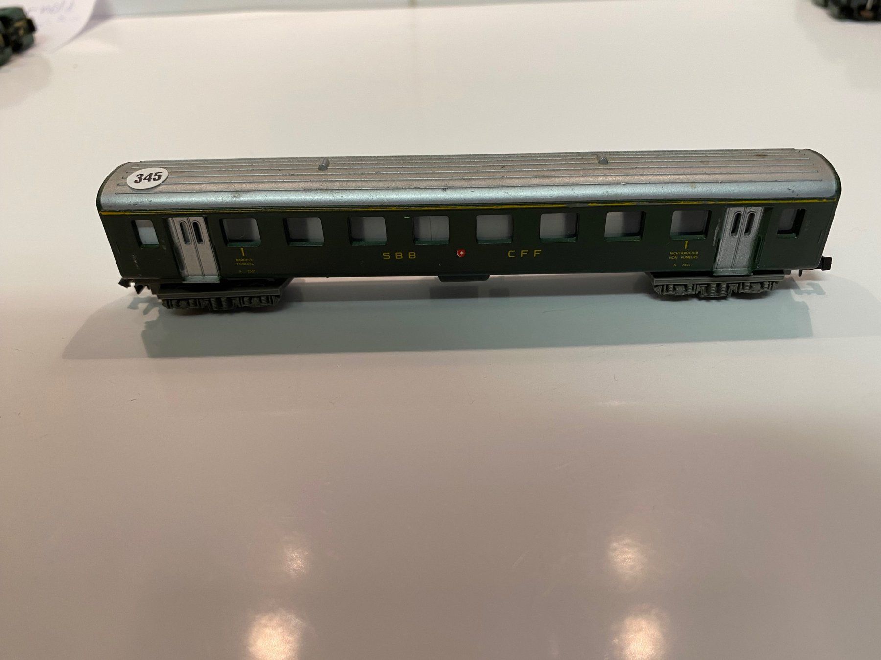 Lima Modelleisenbahnen: SBB Waggon Spur N Lima 345 – Gebraucht aus Kerzers von tisyayasuBE