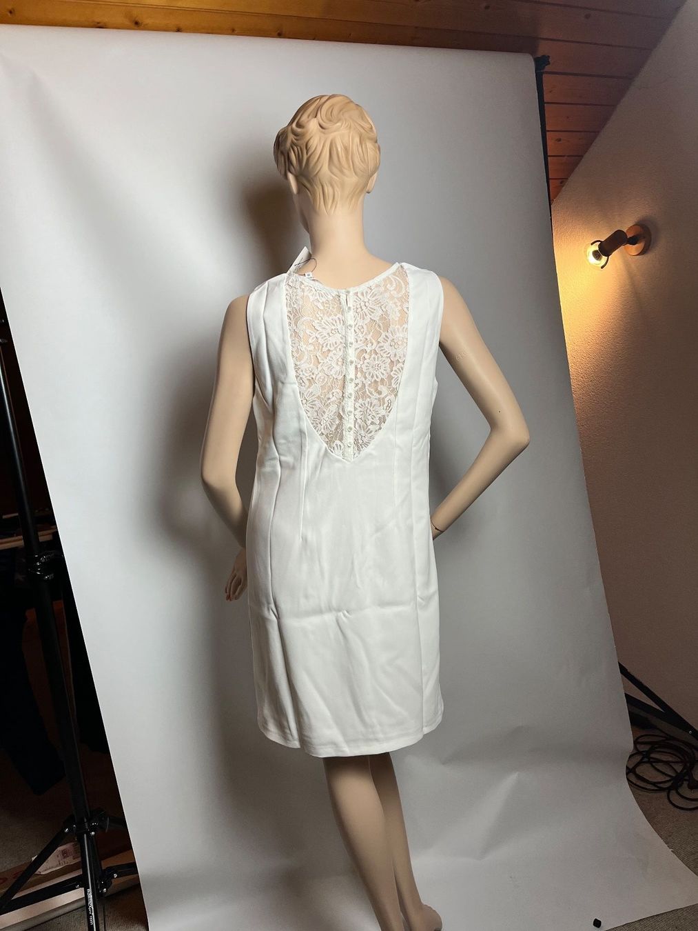 Vestiti: Ärmelloses Kleid, CollectionIRL, weiss, Grösse 38 – Nuovo e nell'imballaggio originale da Rudolfstetten venduto da gst_g7xl 2