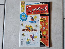 Simpsons Comic  -  Heft #76 (alle Sticker vorhanden)