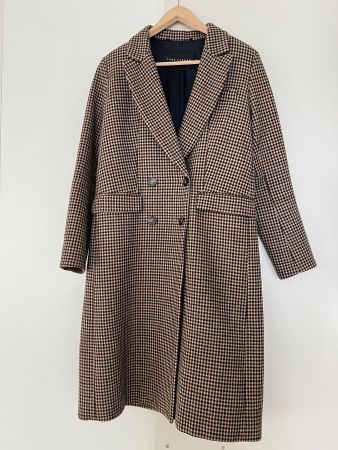TaraJarmon Wintermantel Damen (Wolle, Braun/Beige, Gr. 40)
