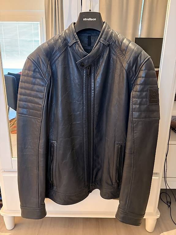 Giacche: Strellson Lederjacke Ghost Gr 52 – Nuovo e nell'imballaggio originale da Winterthur venduto da Klebstreifen