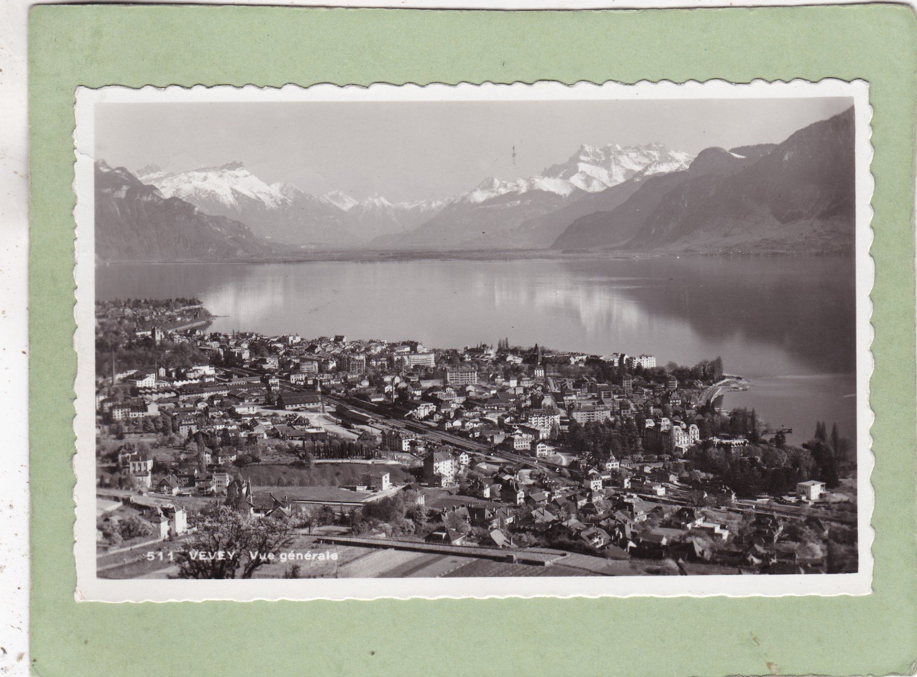 Cartoline postali: Vevey 1937 – Usato da Herisau venduto da Lisegrat2008