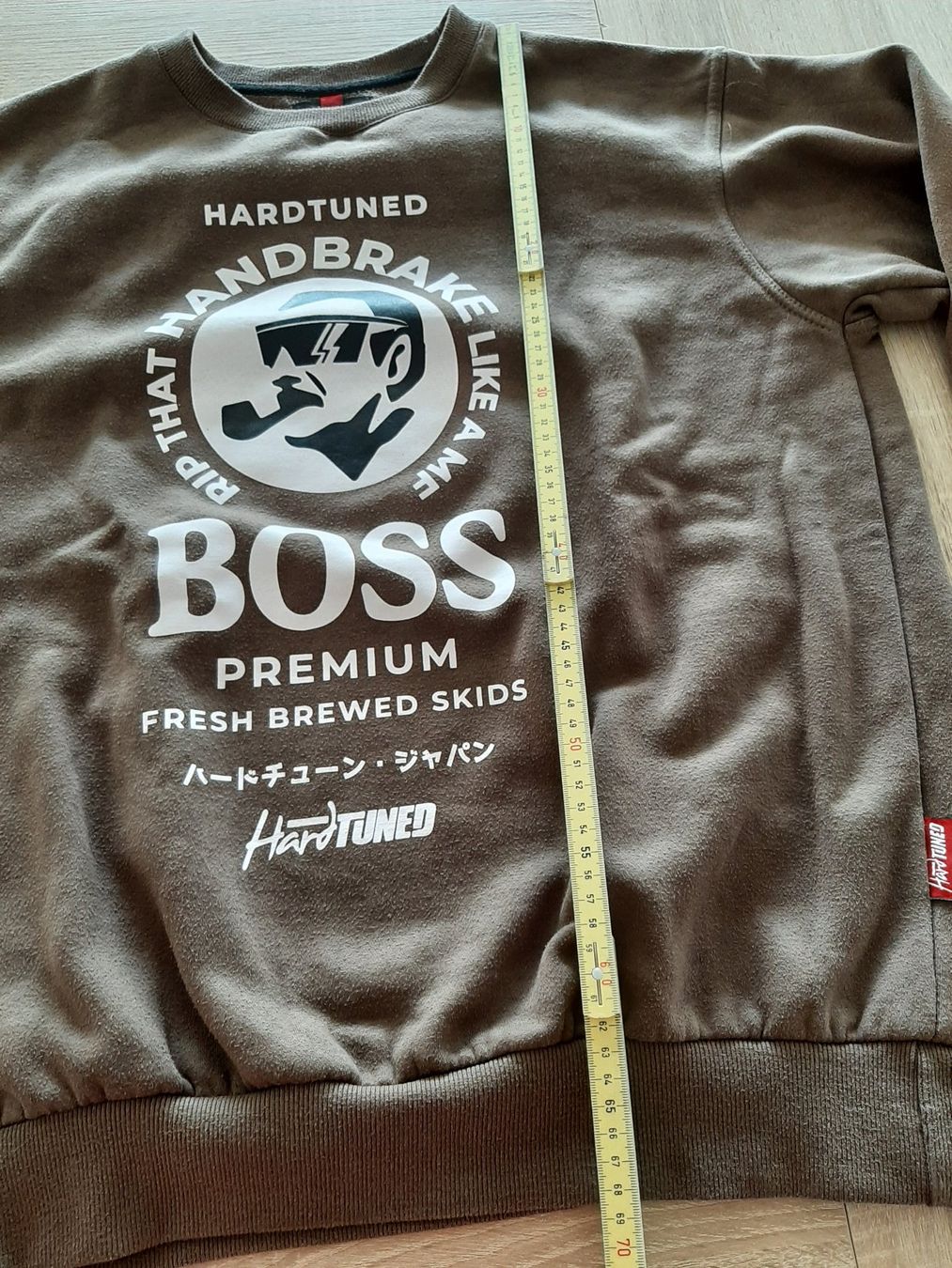 Pulls & Sweat-shirts: HardTuned Pullover braun mit Motiv Gr. L – D'occasion à Menziken par Rien1 4