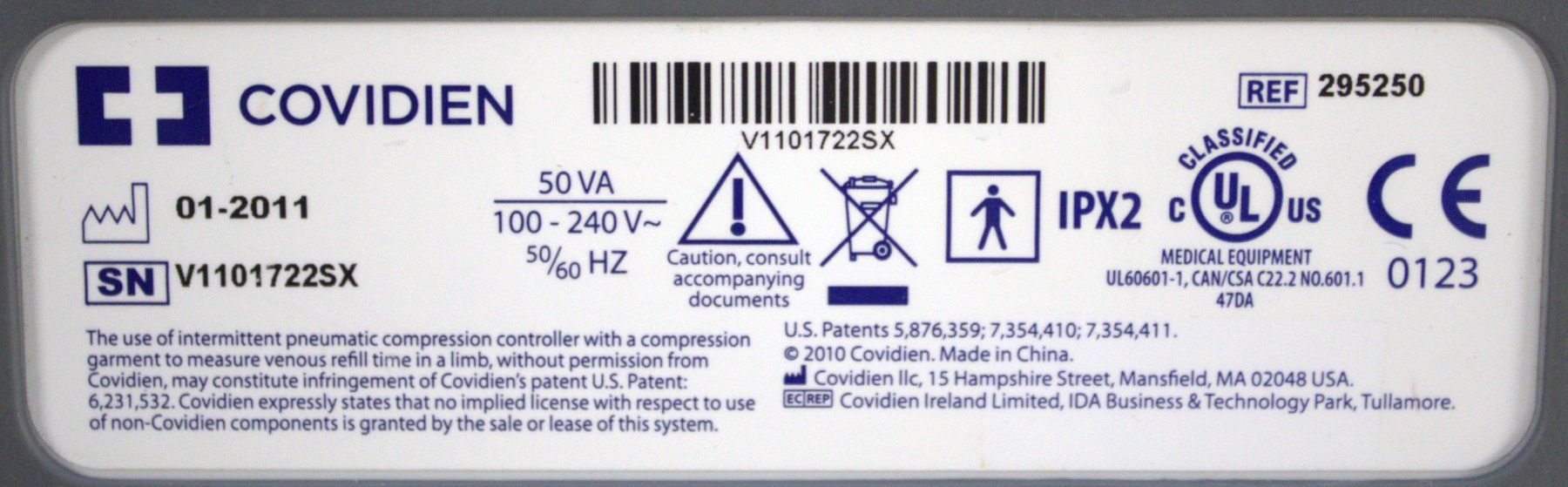 Attrezzature mediche: COVIDIEN Kendall SCD 700 Series Compression-device – Difettoso da Reinach BL venduto da Re-LifeAG_Labor 5