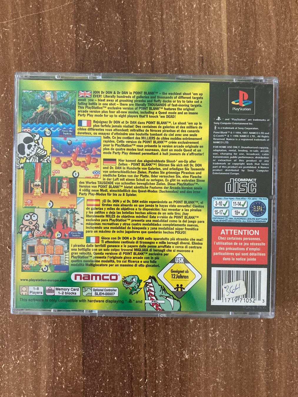 Sony Jeux: Playstation 1 - Point Blank – D'occasion à Wädenswil par Aegae 1