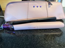 Ghd Chronos Haarglätter in Rosa mit Tasche gebraucht