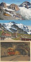 Jungfraubahn 3 AK ab 1920 Bahn Motiv alle sehr gut erhalten