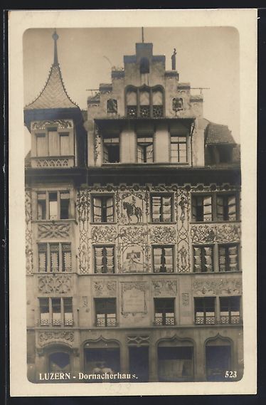 Cartoline postali: AK Luzern, Dornacherhaus – Usato da Berlin venduto da bartko-reher