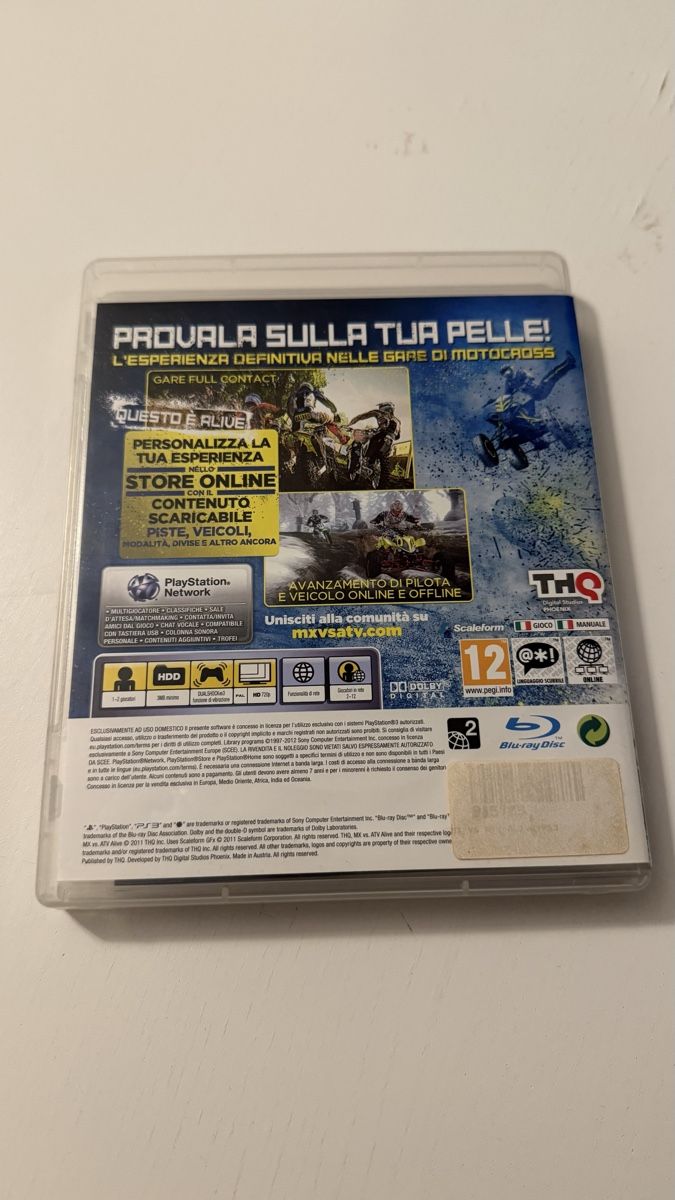 Sony Spiele: MX vs. ATV Alive - PS3 – Gebraucht aus Vacallo von na_qs2h 1