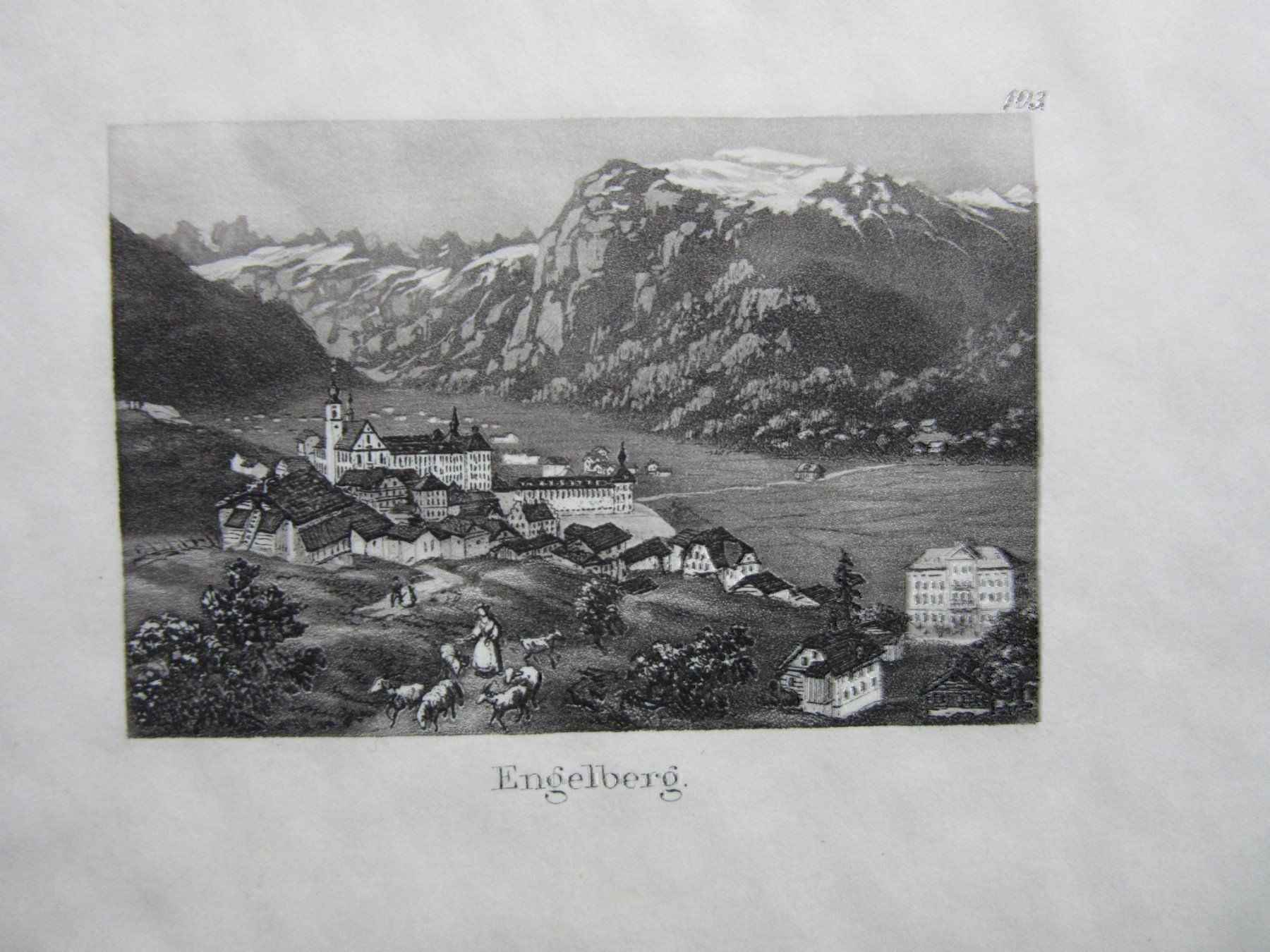Incisioni: ENGELBERG AQUATINTA – Usato da Gersau venduto da grafik-kunst