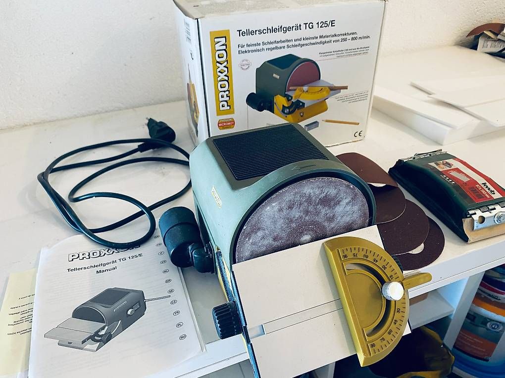Proxxon Schleifen & Polieren: Ponceuse à disque Proxxon TG 125/E + accessoires – Neu (gemäss Beschreibung) aus Genève von meh_9spx 2