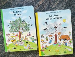 Le livre de l'été + le livre du printemps dès 3ans