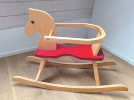 Kinder Holz Schaukel - Pferd / Wippe, mit & ohne Bügel