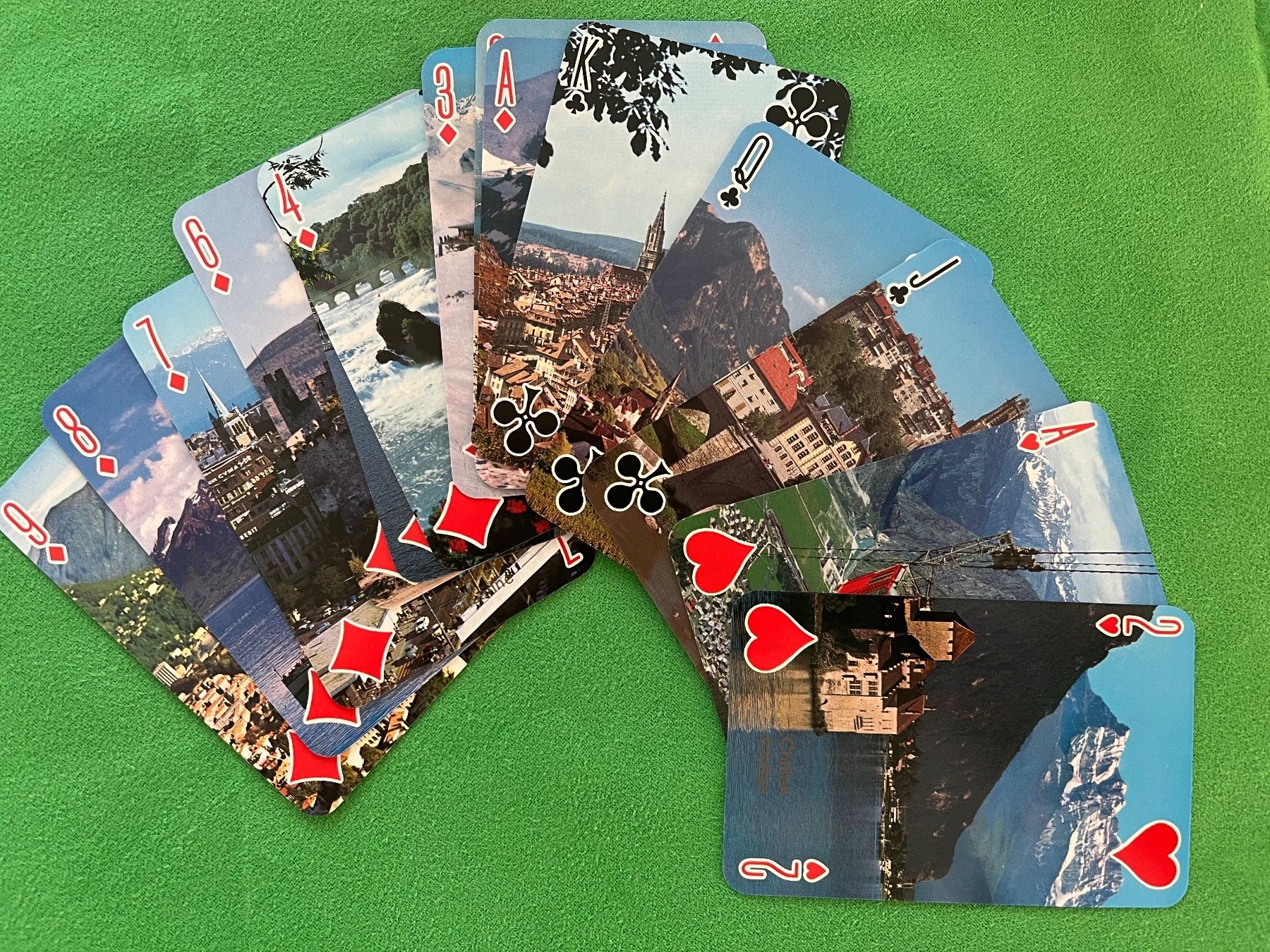 Giochi: Pokerkarten "Schweizer-Reise" mit 55 Blatt, von AGMüller – Nuovo e nell'imballaggio originale da Neuenkirch venduto da zwimpferspiel 3