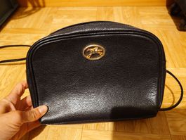 Sac Longchamp noir en cuir véritable, excellent état !