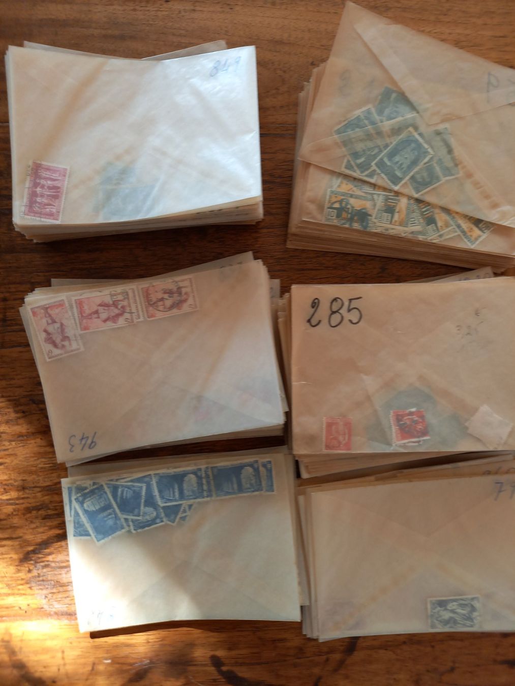 Tutti i francobolli: grosse quantité de timbres de France oblitérés – Usato da Lausanne venduto da leneko 4