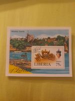 Liberia, Reine d'Angleterre, timbre rare d'hiver!