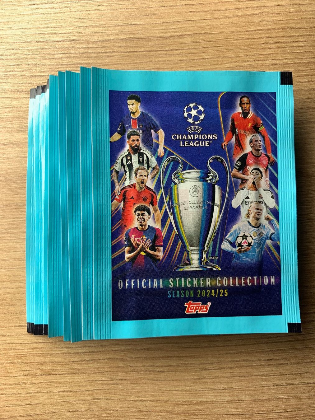 Soccer 10 Tüten Official Sticker Collection Season 24/25 UCL (Gebraucht ...