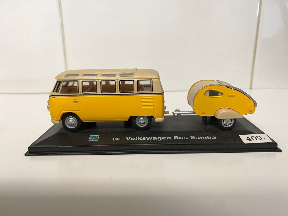 VW Voklswagen Samba Bus mit Anhänger 409 1